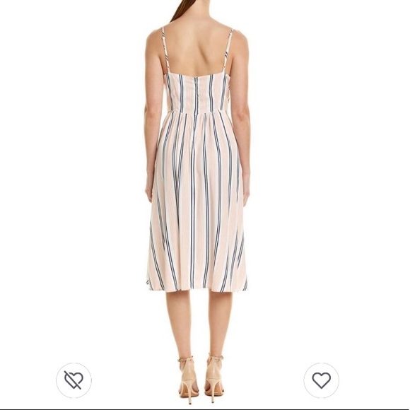 BB Dakota Lilla Striped Mini Sundress Size 12 - Picture 3 of 11
